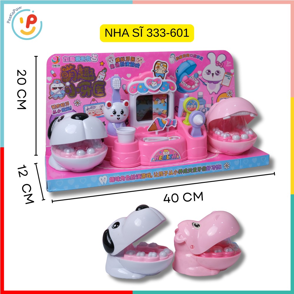 Đồ chơi nấu ăn nhà bếp Thỏ trắng và phụ kiện nhiều mẫu 333 PeeKaPaw Toys
