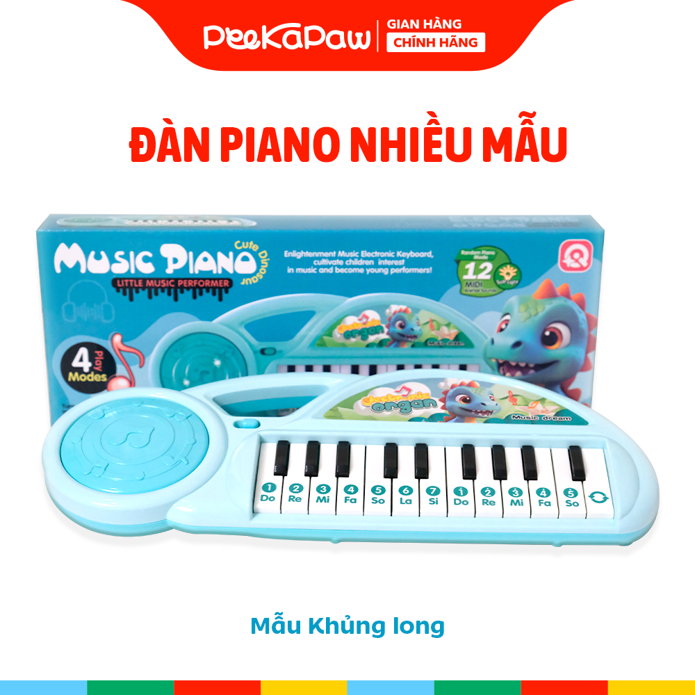 Đàn Piano đồ chơi cho bé nhiều mẫu tập làm quen âm nhạc PeeKaPaw Toys