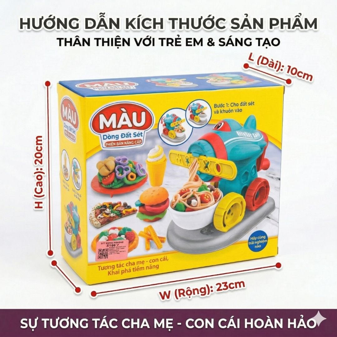 Đồ Chơi Nặn Đất Sét Máy Bay Làm Mì Đồ Chơi Sáng Tạo X168-7 PeeKaPaw Toys