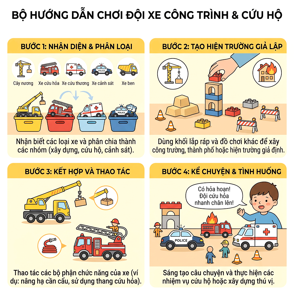 Vỉ 12 chiếc xe cảnh sát và máy bay chạy trớn BQ600-15 PeeKaPaw Toys