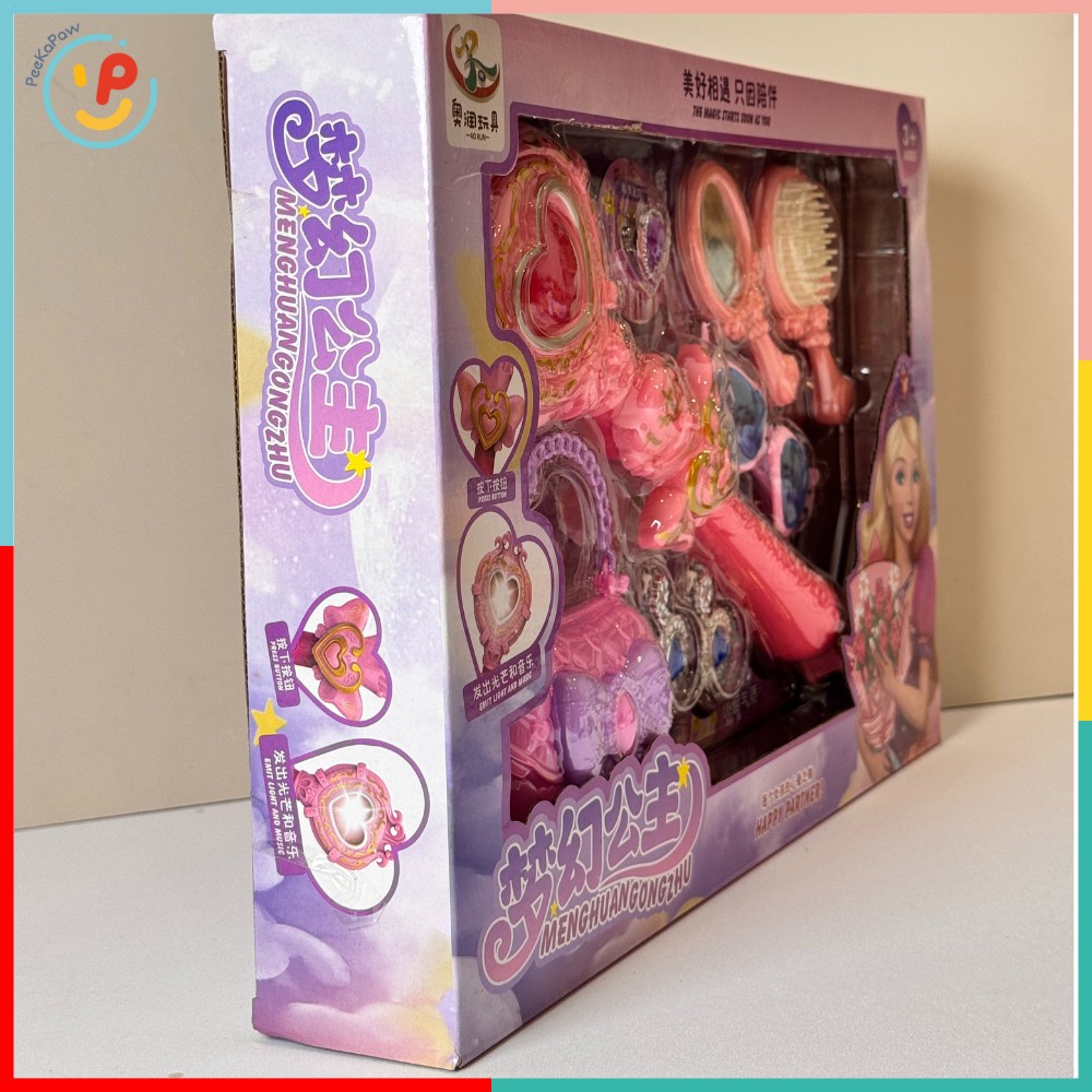 Đồ chơi dụng cụ làm tóc công chúa cho bé gái có gậy biến hình mã 941 PeeKaPaw Toys