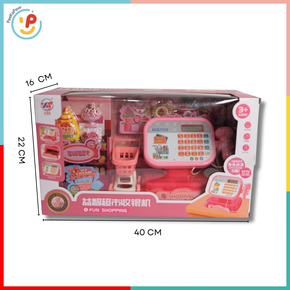 Đồ chơi máy tính siêu thị dùng pin có âm thanh 222-182 PeeKaPaw Toys