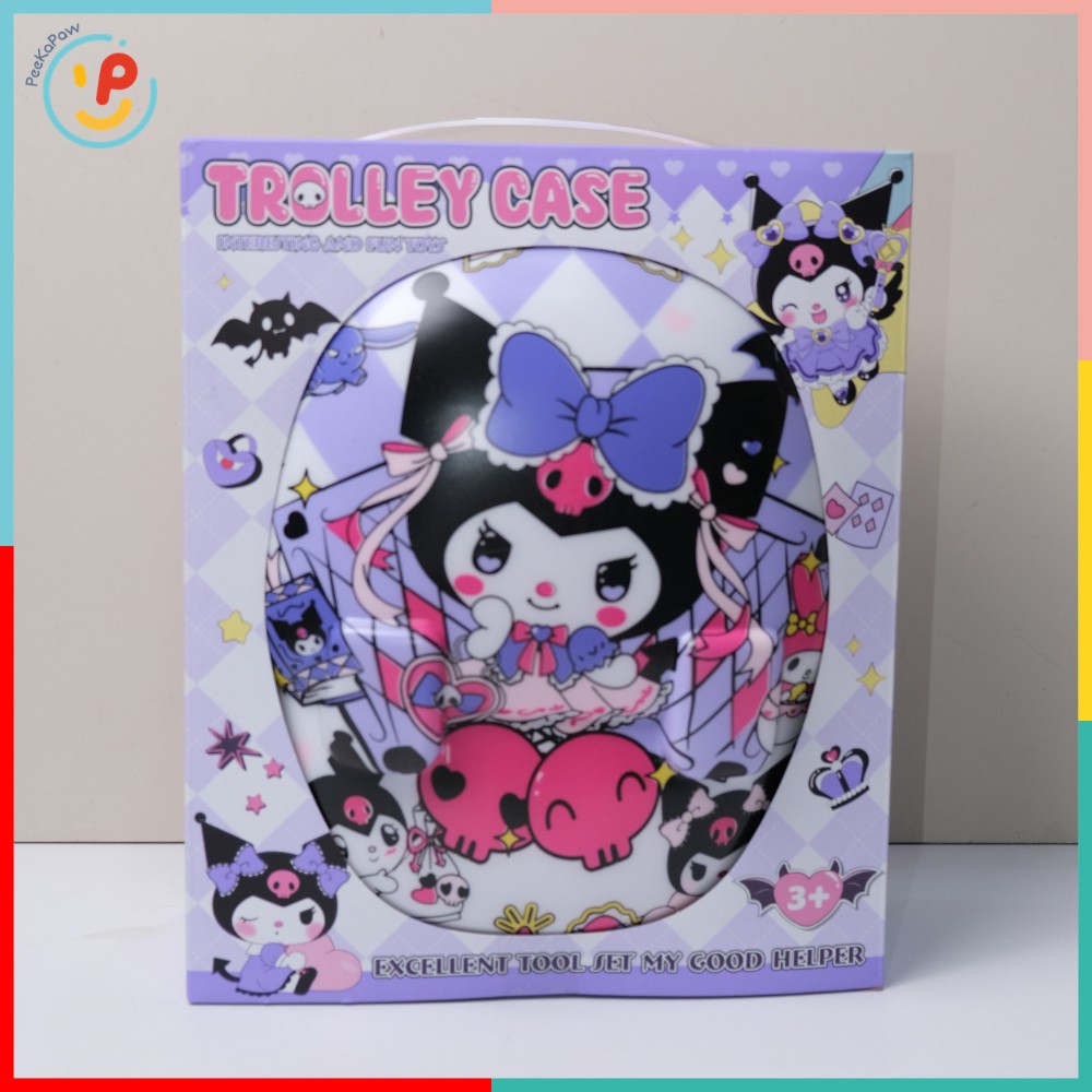Đồ chơi Dụng Cụ Làm Tóc Cho Bé Vali Kéo Kuromi 023 PeeKaPaw Toys