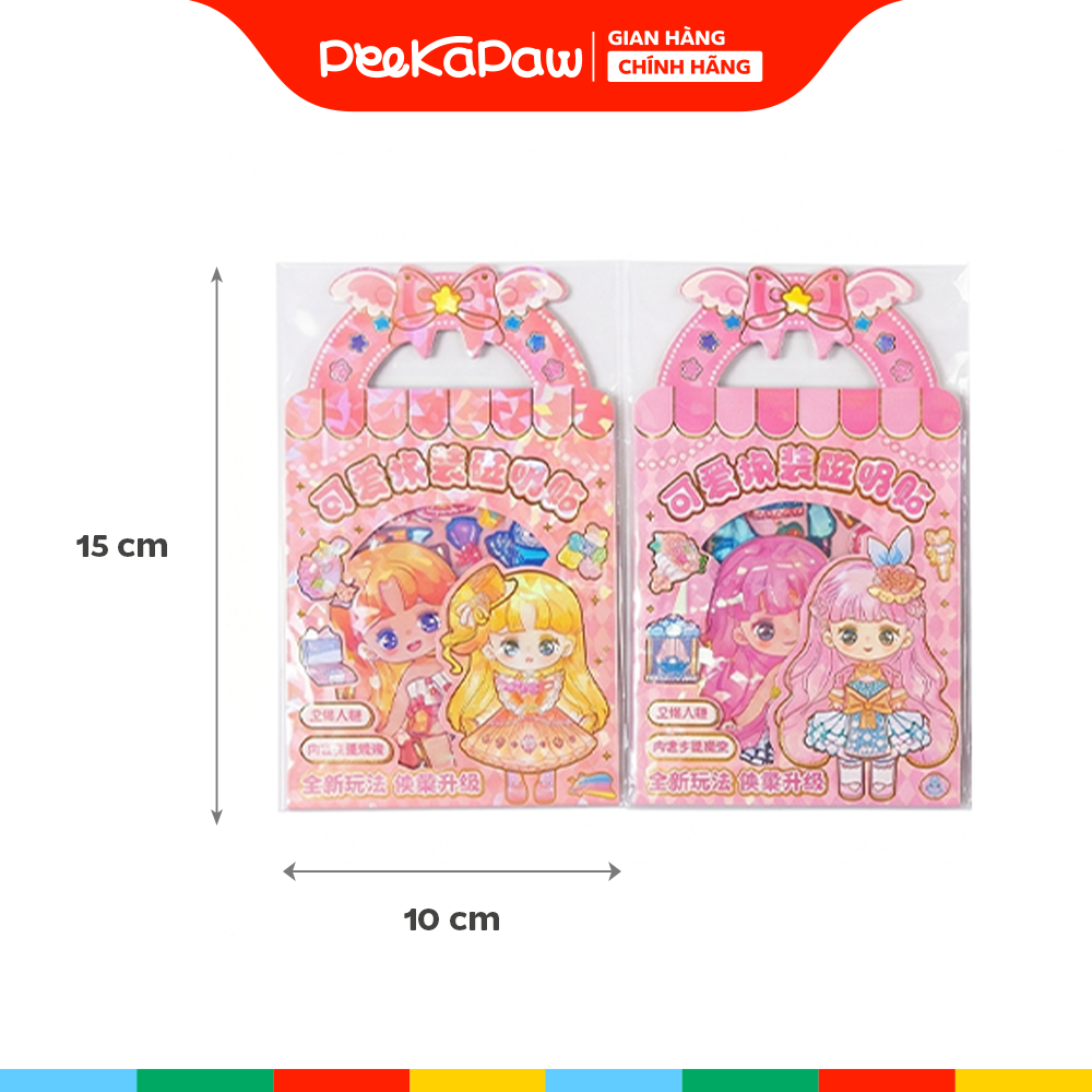 Bộ búp bê thay trang phục nam châm nhiều mẫu dễ thương PeeKaPaw Toys