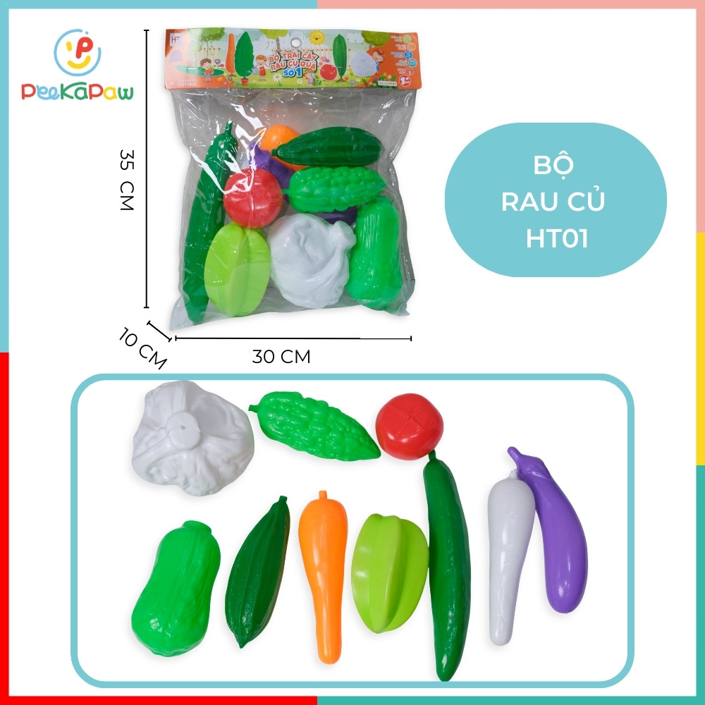 (Tổng hợp) Bộ đồ chơi nấu ăn nhà bếp và thực phẩm hàng Việt Nam PeeKaPaw Toys