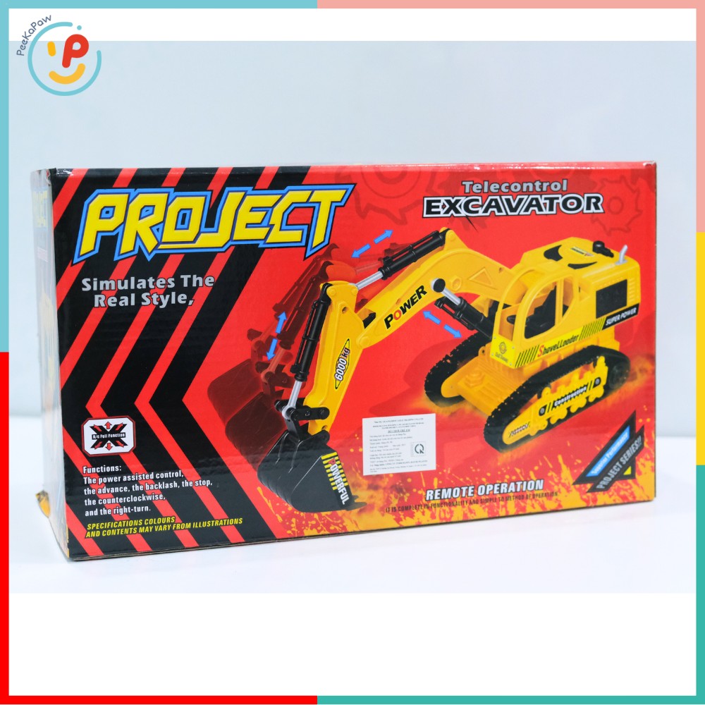Xe cẩu điều khiển từ xa dùng pin sạc 6875E – PeeKaPaw Toys