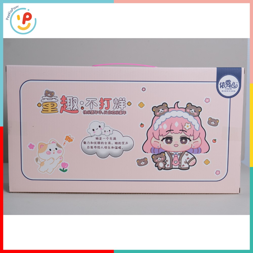 Hộp đồ chơi búp bê và phụ kiện xe kem ngọt ngào 6631A PeeKaPaw Toys