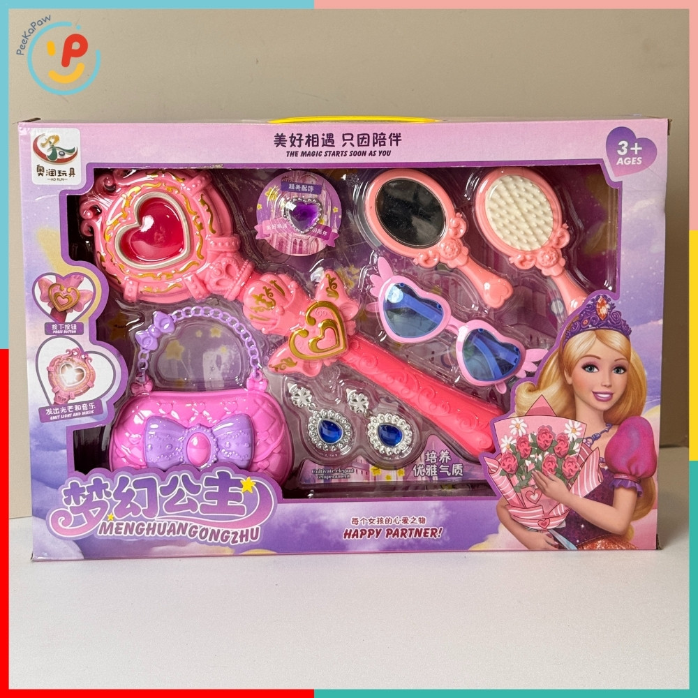 Đồ chơi dụng cụ làm tóc công chúa cho bé gái có gậy biến hình mã 941 PeeKaPaw Toys