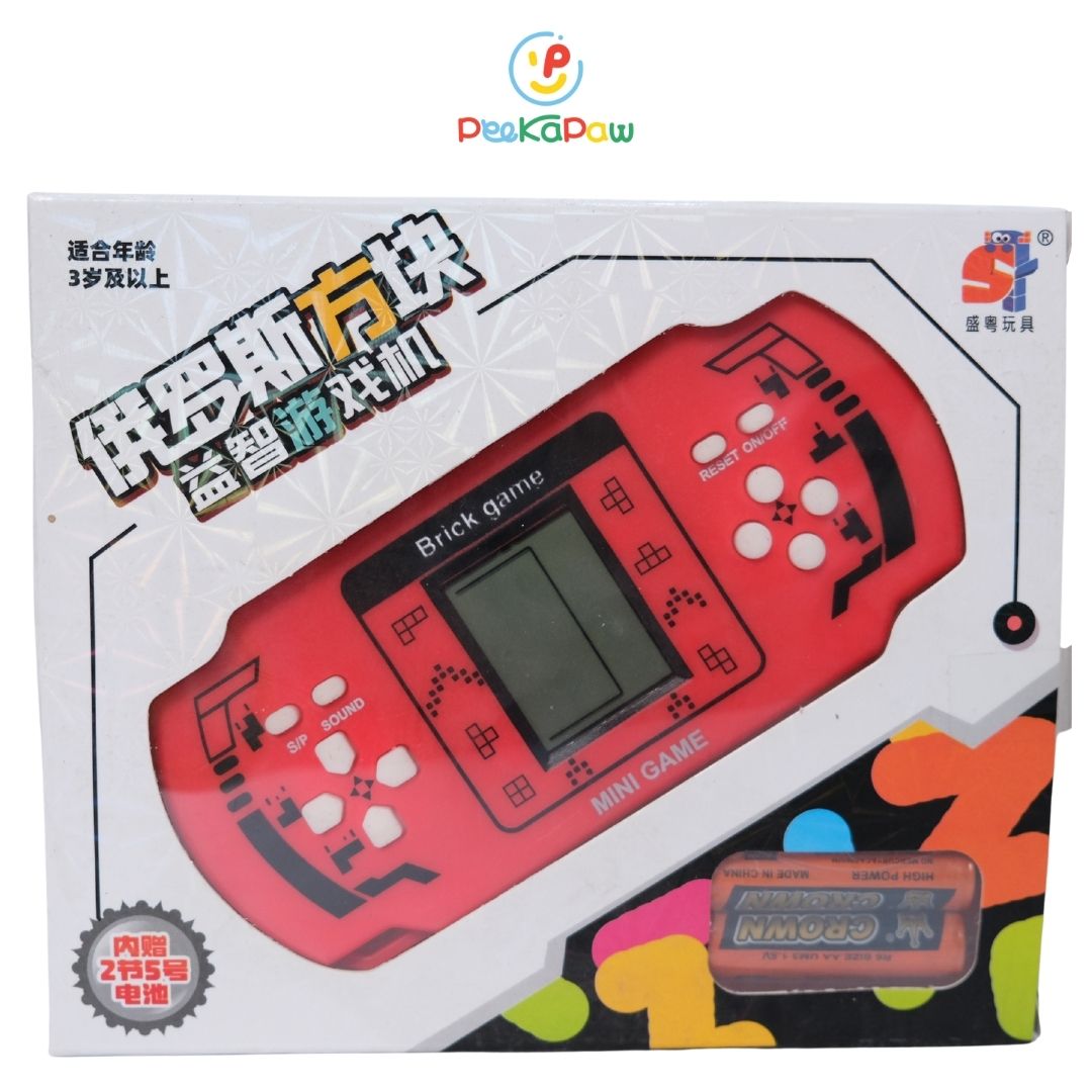 Máy game xếp gạch cầm tay hình vô lăng 688-5 PeeKaPaw Toys