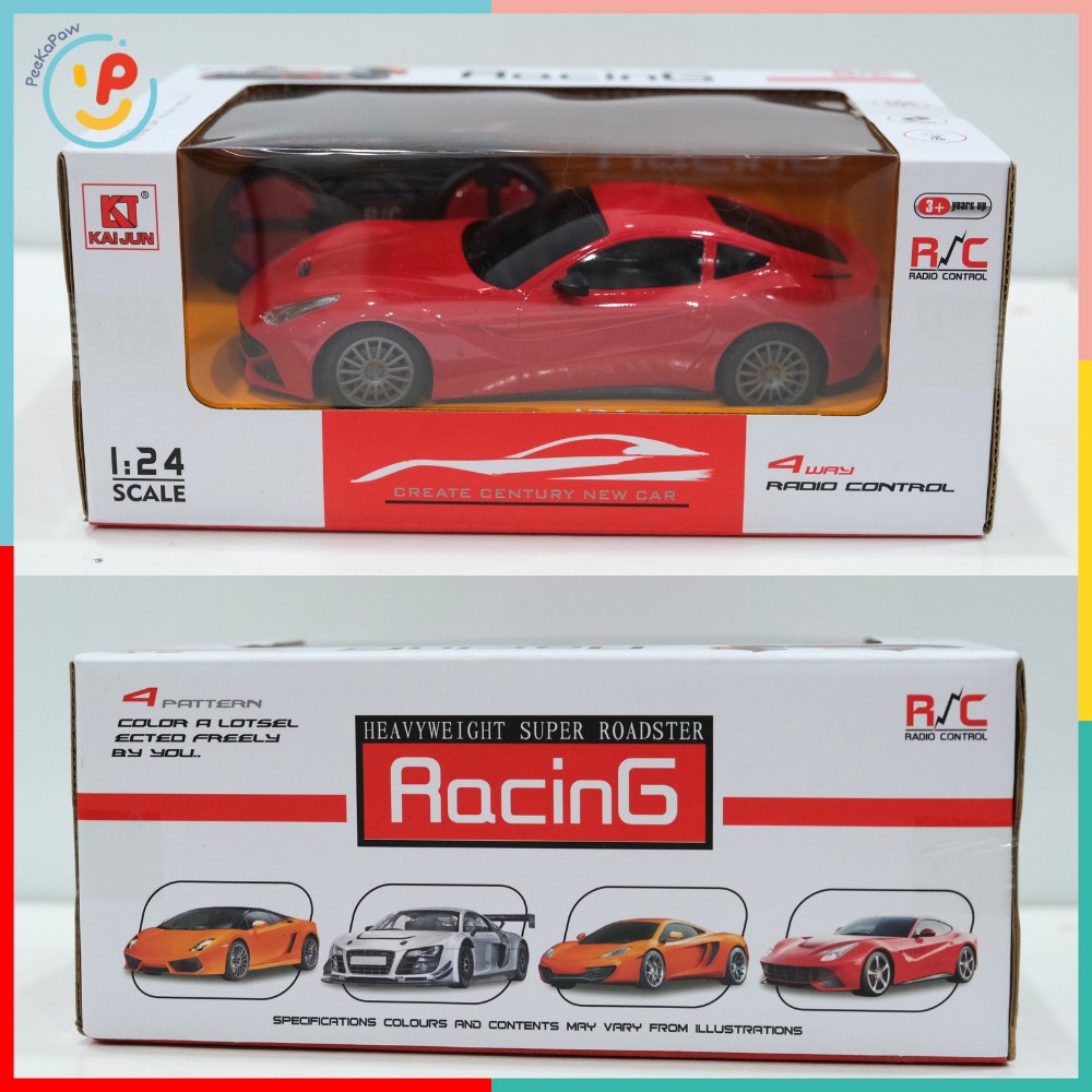 Xe ô tô điều khiển từ xa mini tỉ lệ 1:24 2017– PeeKaPaw Toys