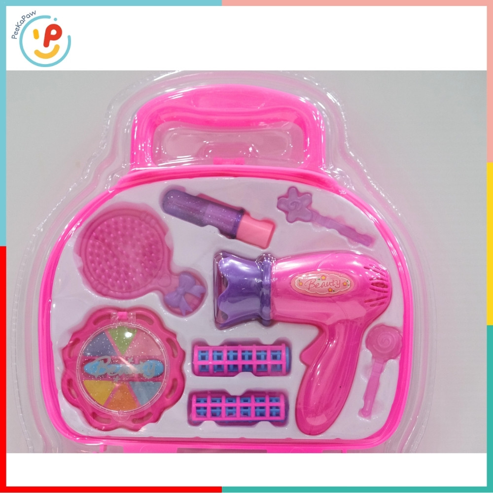 Vỉ Vali Đồ Chơi Trang Điểm Làm Tóc Cho Bé Gái 1598 PeeKaPaw Toy