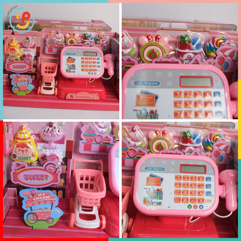 Đồ chơi máy tính siêu thị dùng pin có âm thanh 222-182 PeeKaPaw Toys