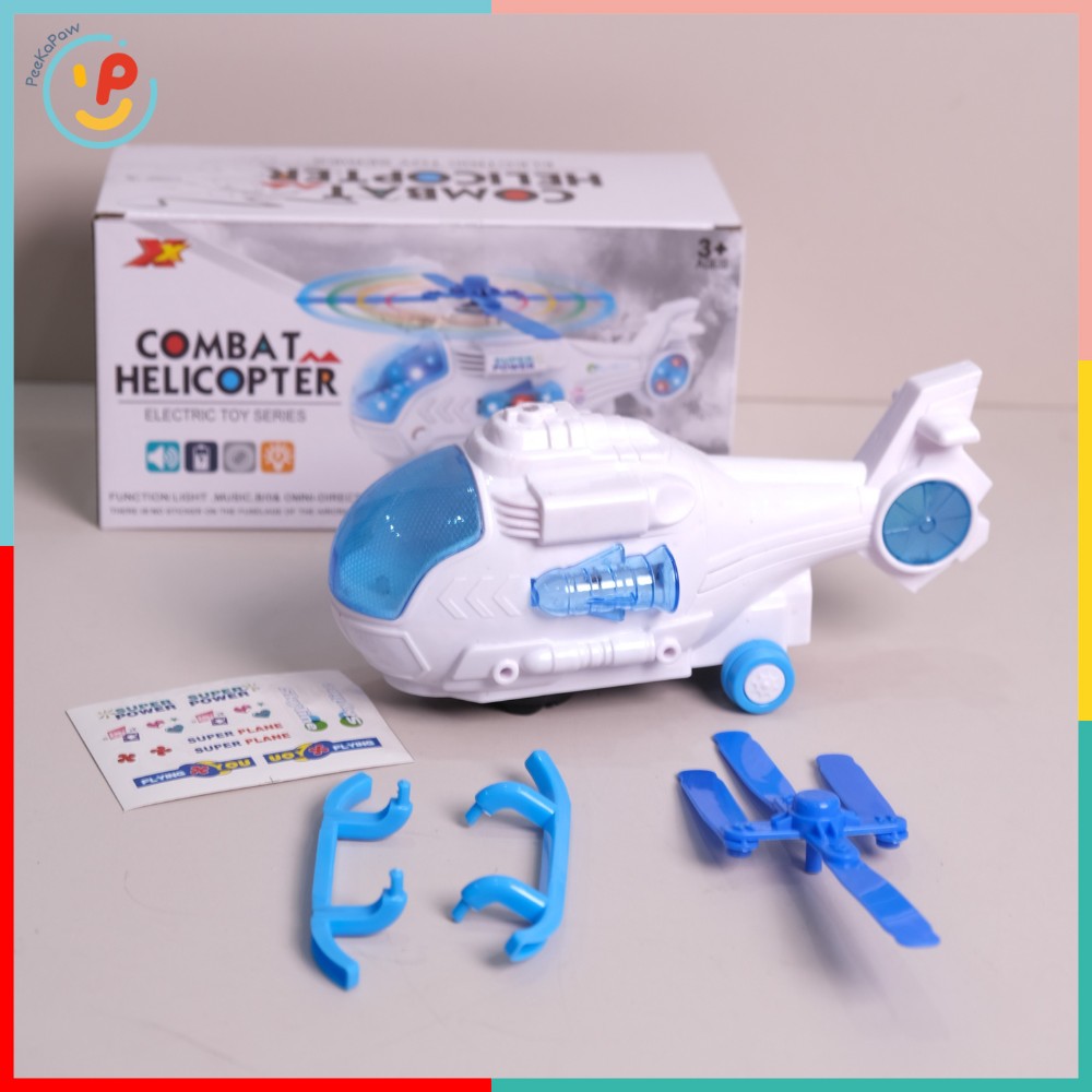 Máy bay trực thăng 333 có đèn nhạc PeeKaPaw Toys