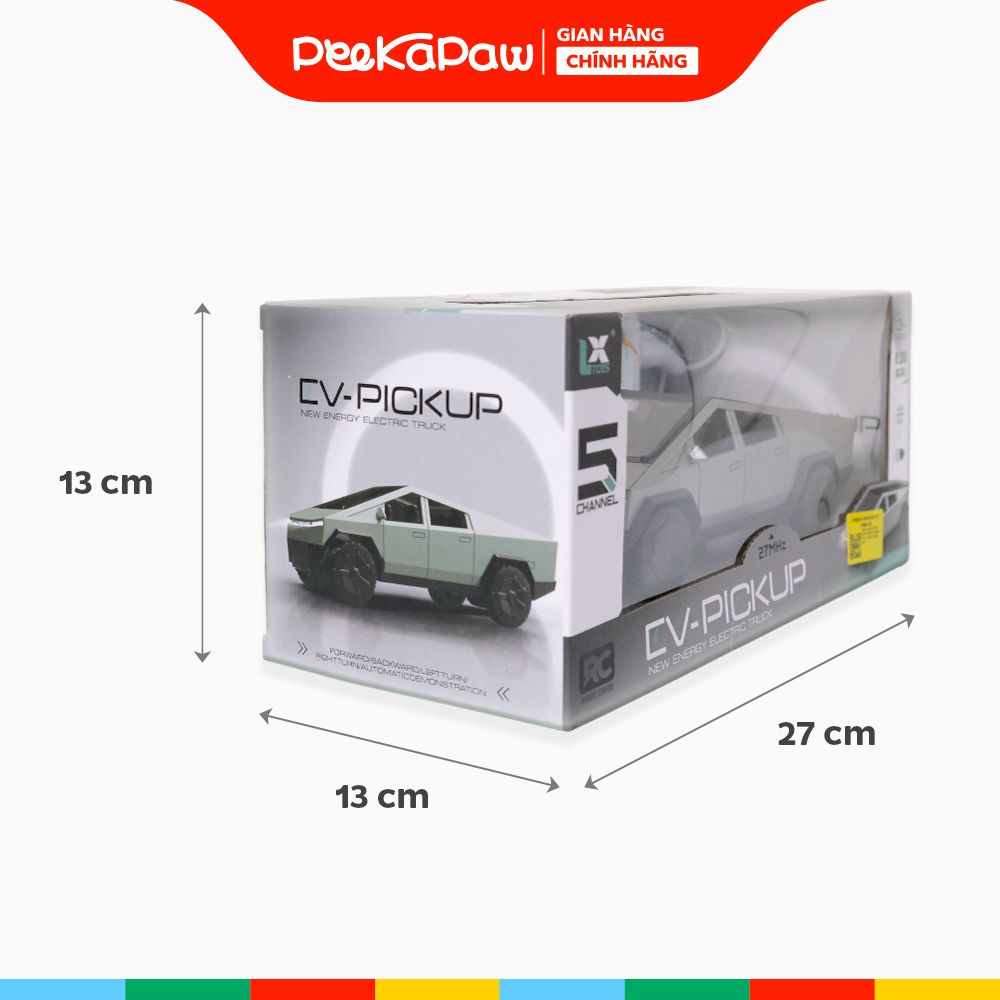 Xe Tesla điều khiển pin sạc có trạm sạc USB 158-8 PeeKaPaw Toys