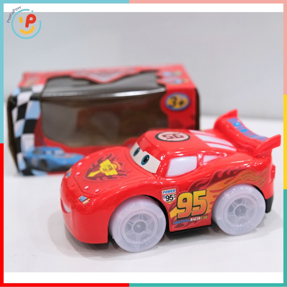 Xe mô hình Mc Queen mini có đèn nhạc 777-1 PeeKaPaw Toys