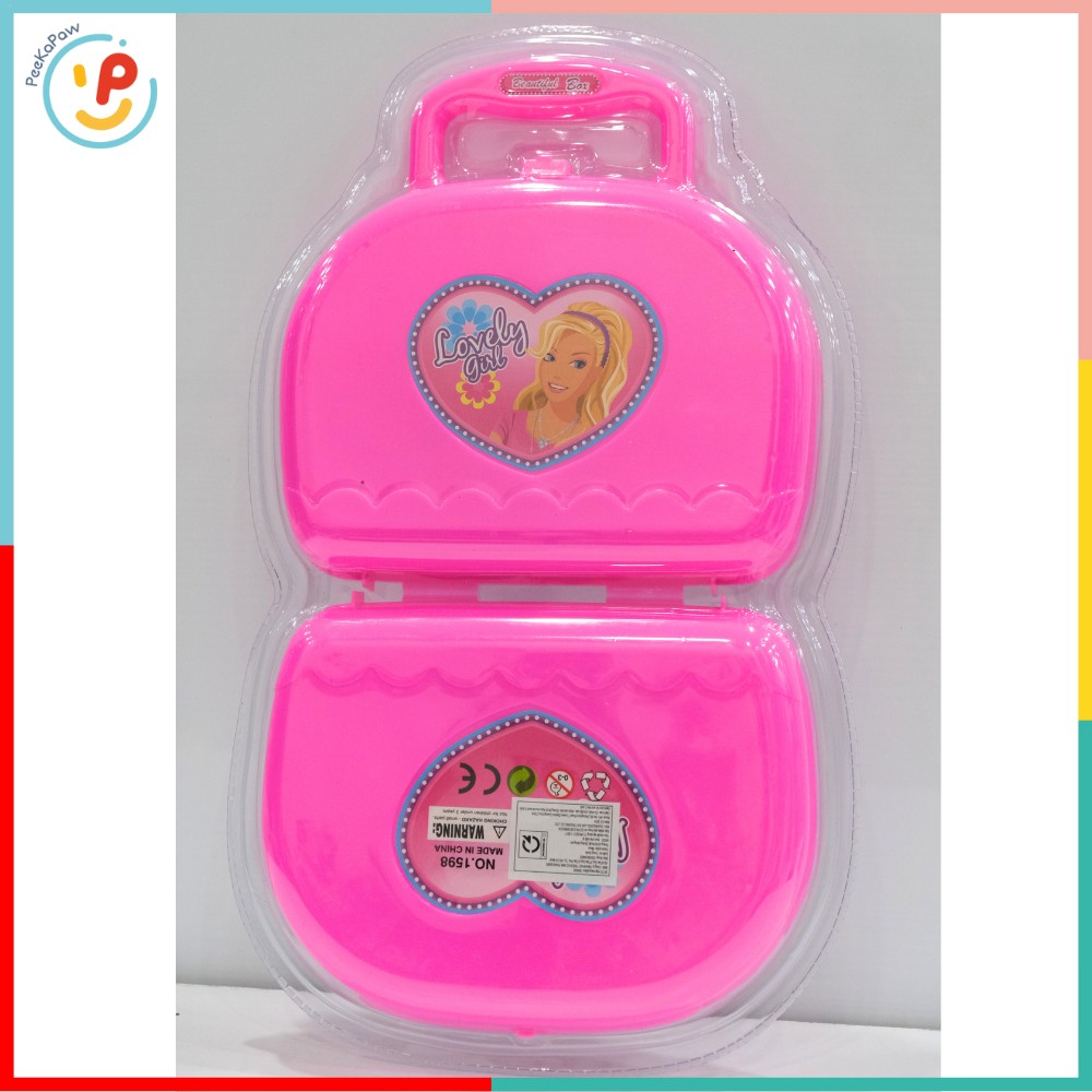 Vỉ Vali Đồ Chơi Trang Điểm Làm Tóc Cho Bé Gái 1598 PeeKaPaw Toy