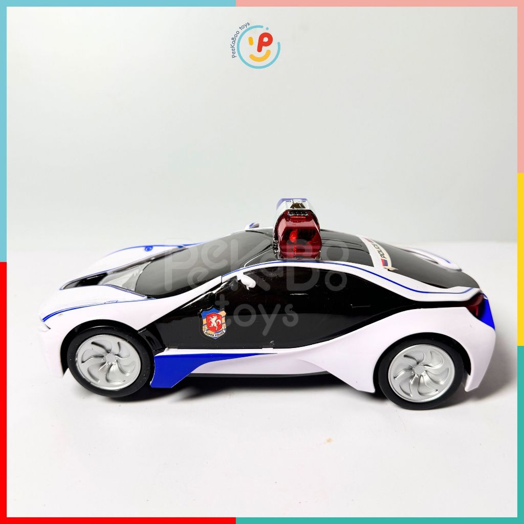 Đồ chơi xe cảnh sát City Guard có ĐÈN và ÂM THANH 89-138B PeeKaPaw Toys
