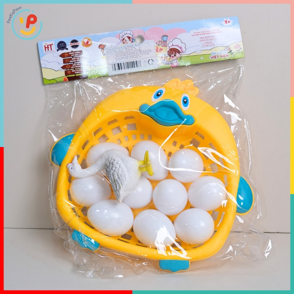 Đồ chơi rổ trứng vịt hàng Việt Nam HT7740 PeeKaPaw Toys