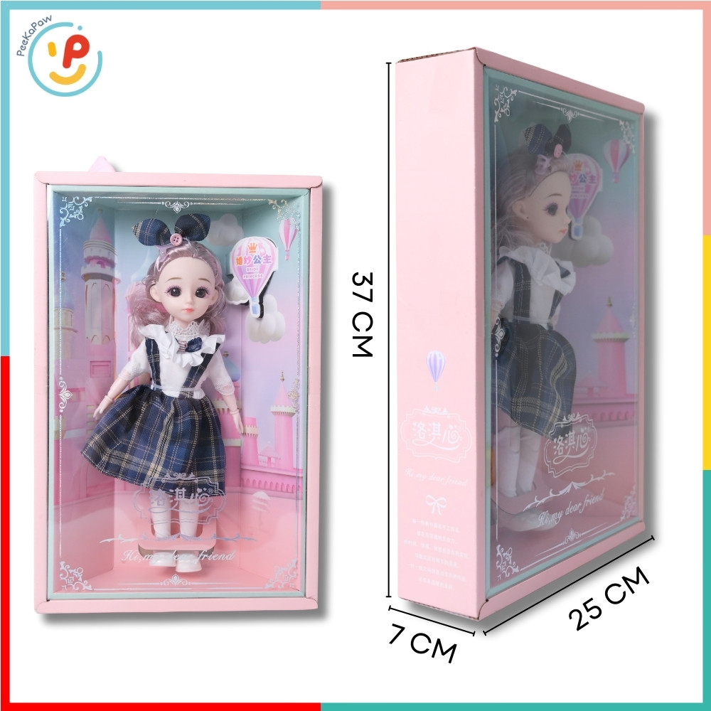 Búp Bê Bé Gái Thời Trang Nhiều Mẫu 001-1 37cm PeeKaPaw Toys
