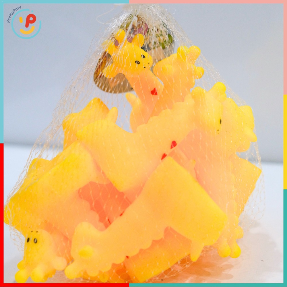 Đồ chơi thú bóp mềm chút chít cho bé sơ sinh PeeKaPaw Toys
