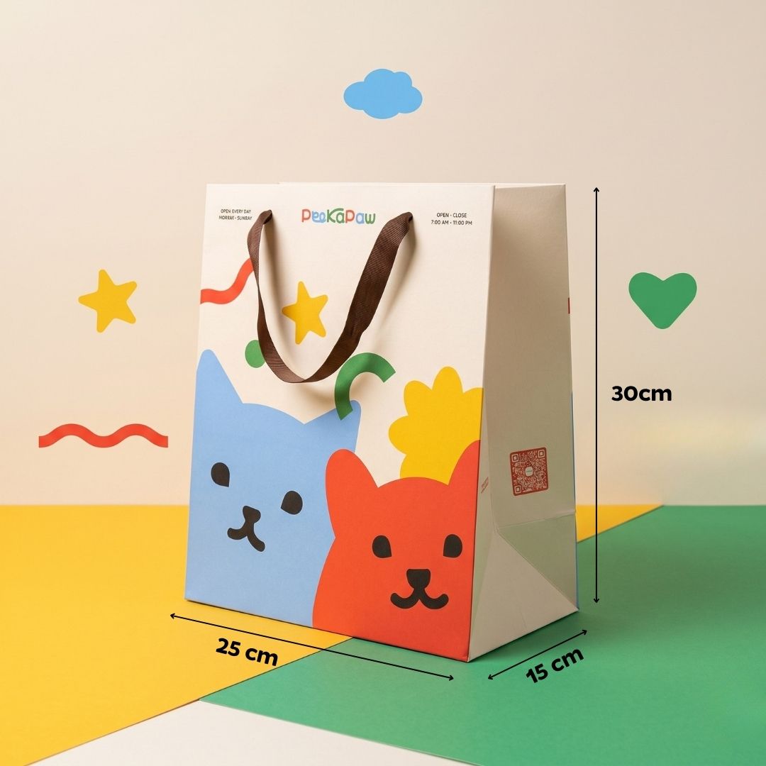 Túi Giấy Quà Tặng PeeKaPaw Toys Túi Đựng Quà Cho Bé Size S M L