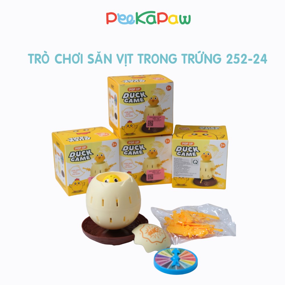 Trò chơi săn vịt trong trứng Pop Up Duck Game 252-24 PeeKaPaw Toys