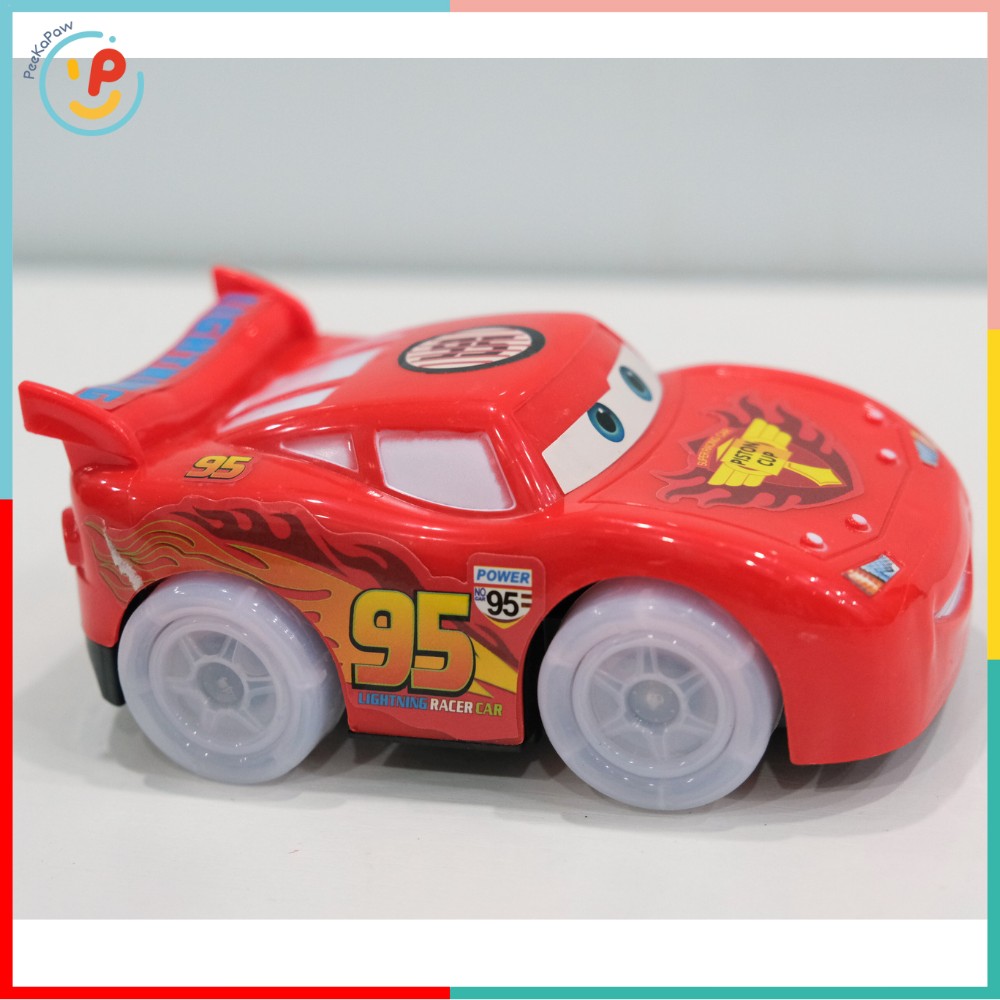 Xe mô hình Mc Queen mini có đèn nhạc 777-1 PeeKaPaw Toys