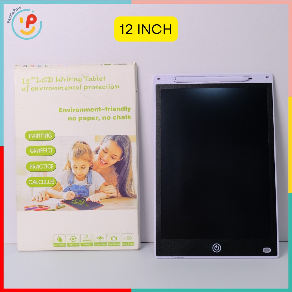 Bảng tự xoá màn hình LCD bảo vệ mắt nhiều mẫu PeeKaPaw Toys