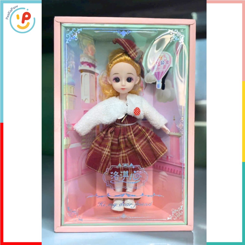 Búp Bê Bé Gái Thời Trang Nhiều Mẫu 001-1 37cm PeeKaPaw Toys