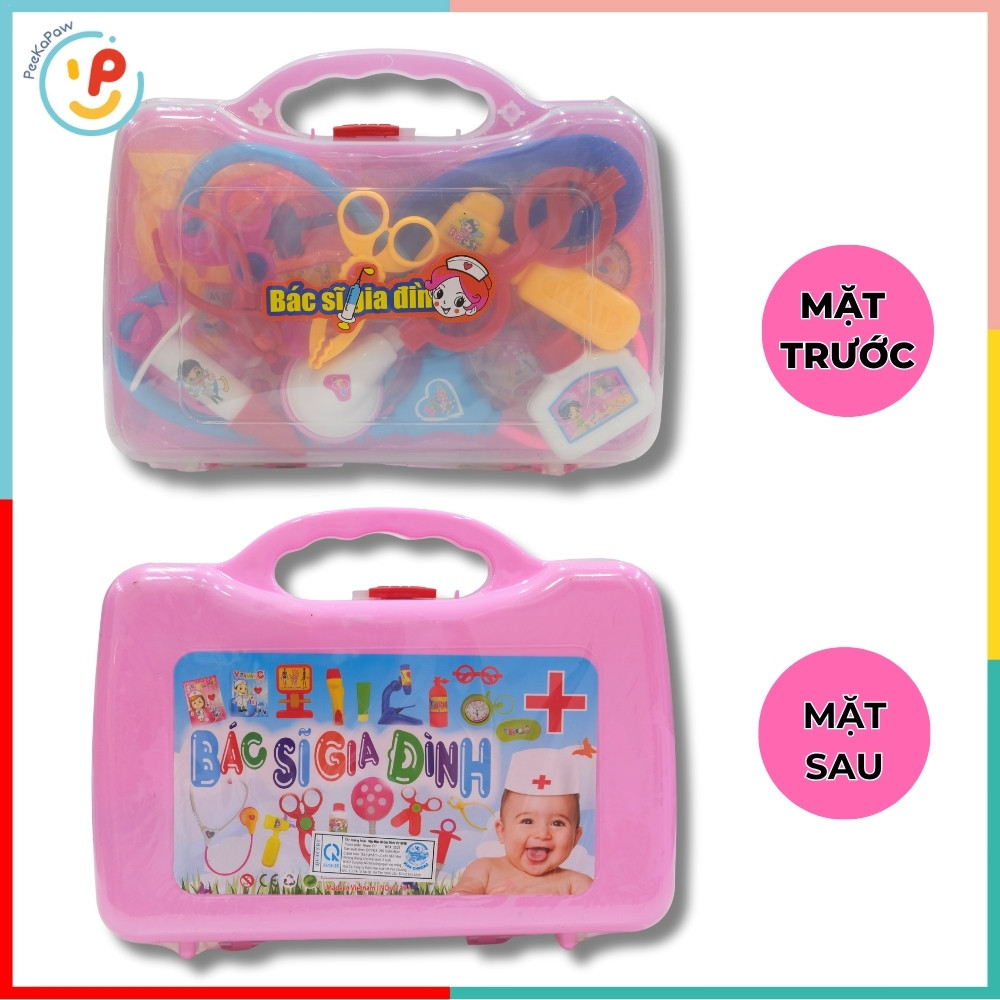 Vali đồ chơi bác sĩ gia đình hàng Việt Nam 0118 PeeKaPaw Toys