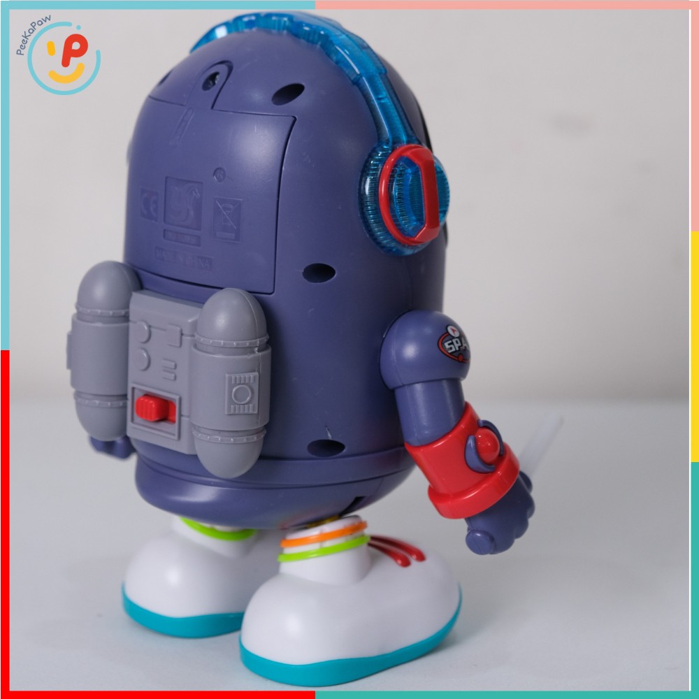 Đồ chơi vịt phi hành gia nhảy múa 3031 có đèn nhạc vui nhộn PeeKaPaw Toys