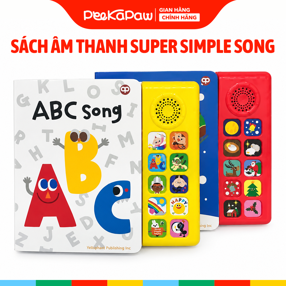 Sách âm thanh Super Simple Song cho bé học bài hát tiếng Anh PeeKaPaw Toys