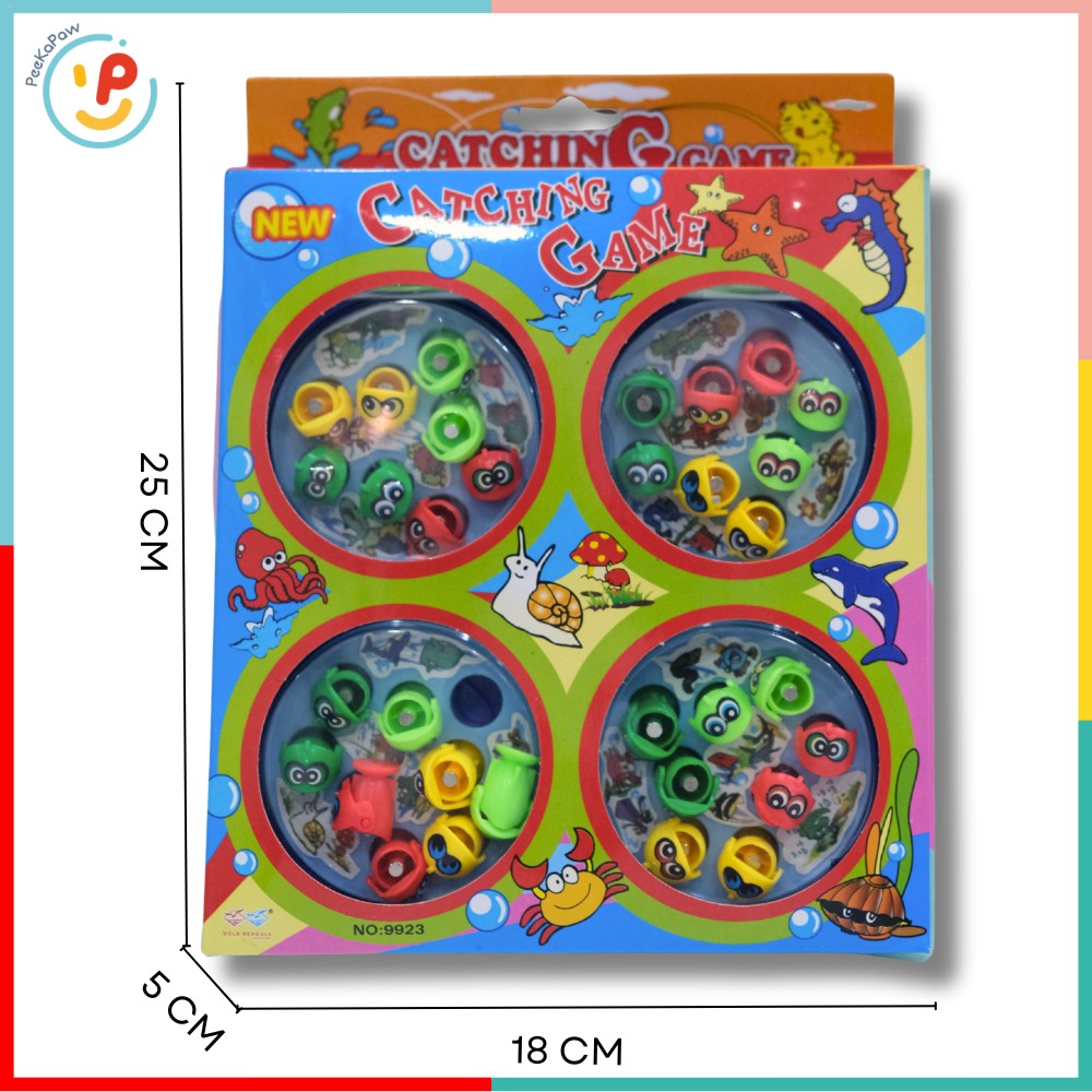 Đồ Chơi Câu Cá Nam Châm 4 Ô Có Nhạc 9923 PeeKaPaw Toys