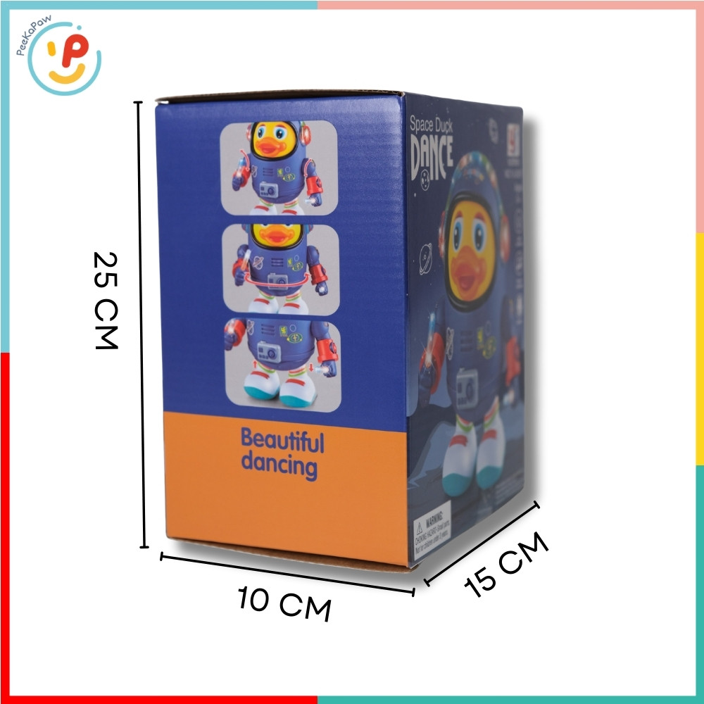 Đồ chơi vịt phi hành gia nhảy múa 3031 có đèn nhạc vui nhộn PeeKaPaw Toys