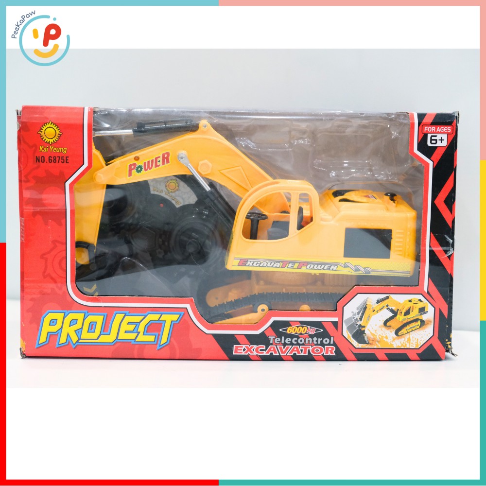 Xe cẩu điều khiển từ xa dùng pin sạc 6875E – PeeKaPaw Toys