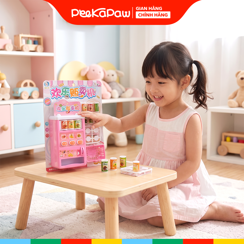 Vỉ máy bán nước ngọt tự động đồ chơi không dùng pin 6088-60 PeeKaPaw Toys