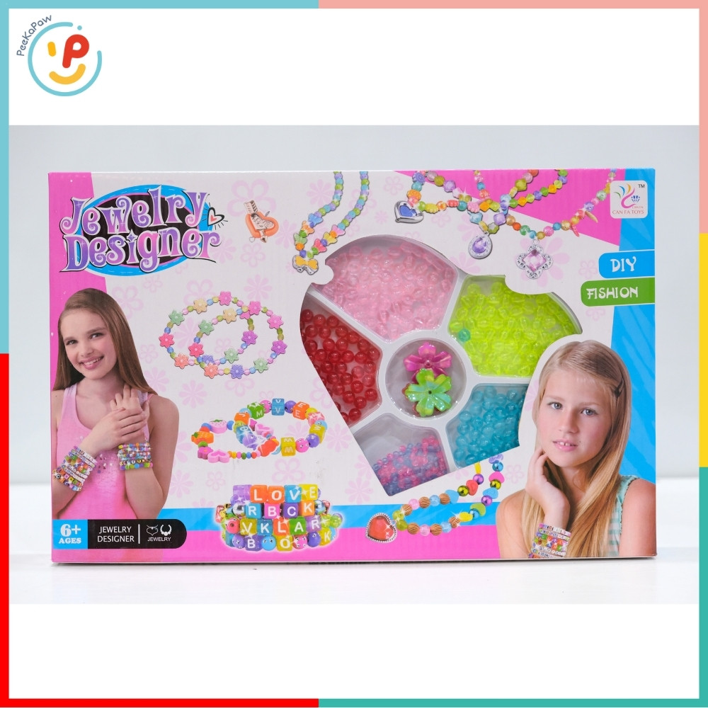 Đồ chơi thiết kế trang sức xâu hạt cho bé nhiều màu sáng tạo 8878 PeeKaPaw Toys