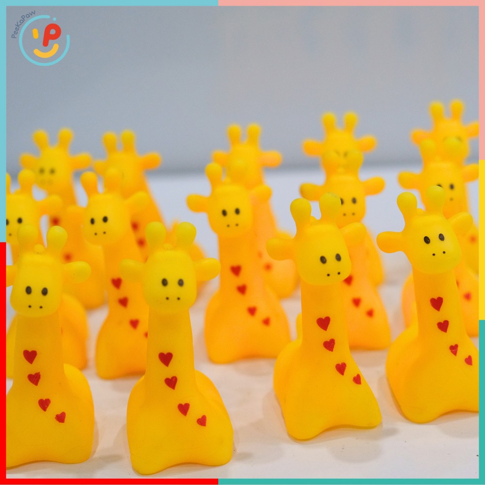 Đồ chơi thú bóp mềm chút chít cho bé sơ sinh PeeKaPaw Toys