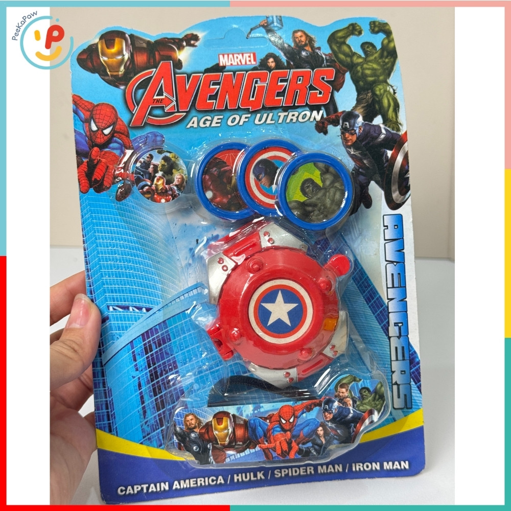 Vỉ Đồ Chơi Đồng Hồ Avengers Ben10 Bé Trai 0801 PeeKaPaw Toys