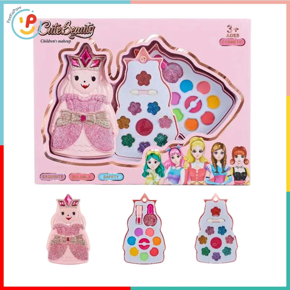 Hộp đồ chơi trang điểm 3 tầng 1688-023 trang điểm công chúa PeeKaPaw Toys