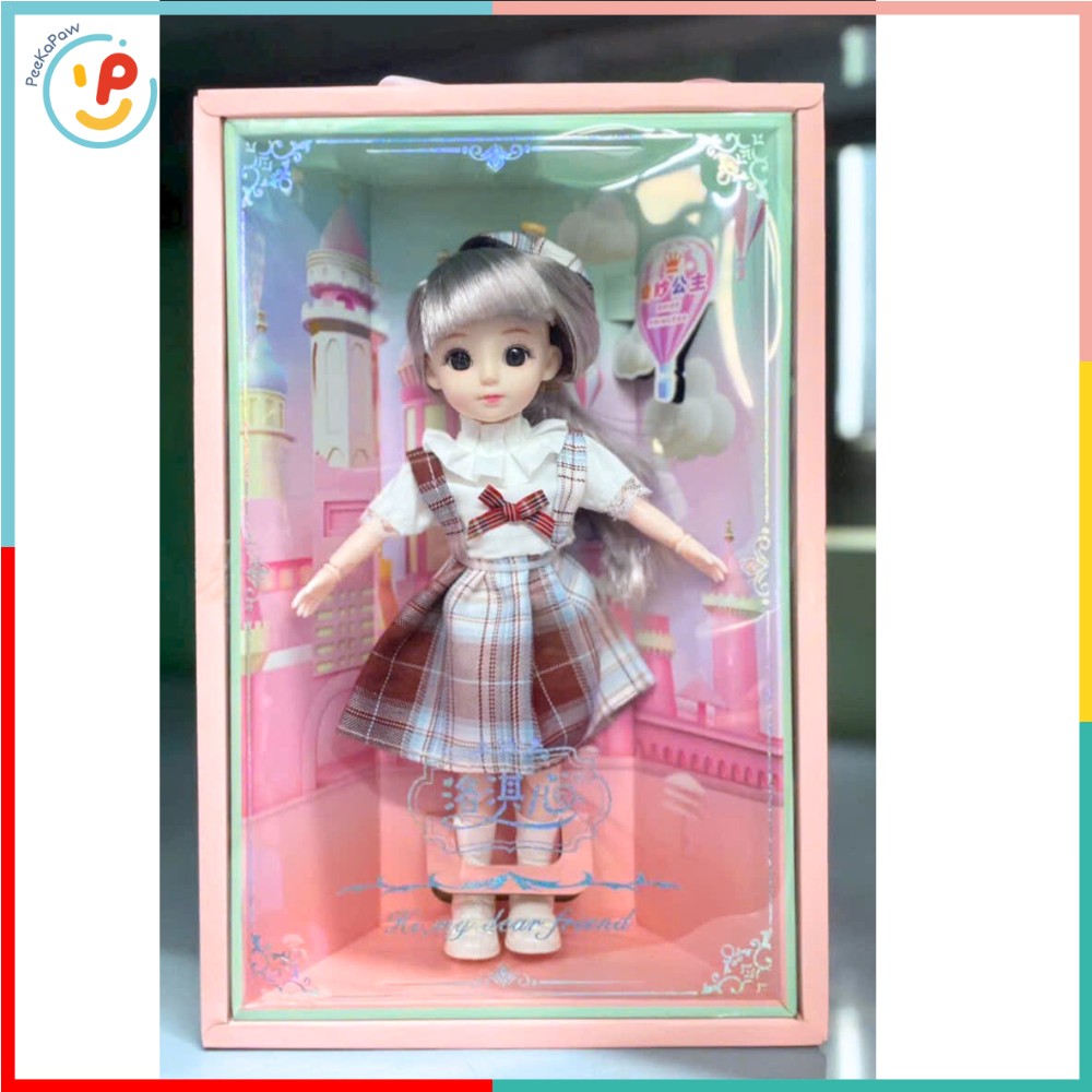 Búp Bê Bé Gái Thời Trang Nhiều Mẫu 001-1 37cm PeeKaPaw Toys