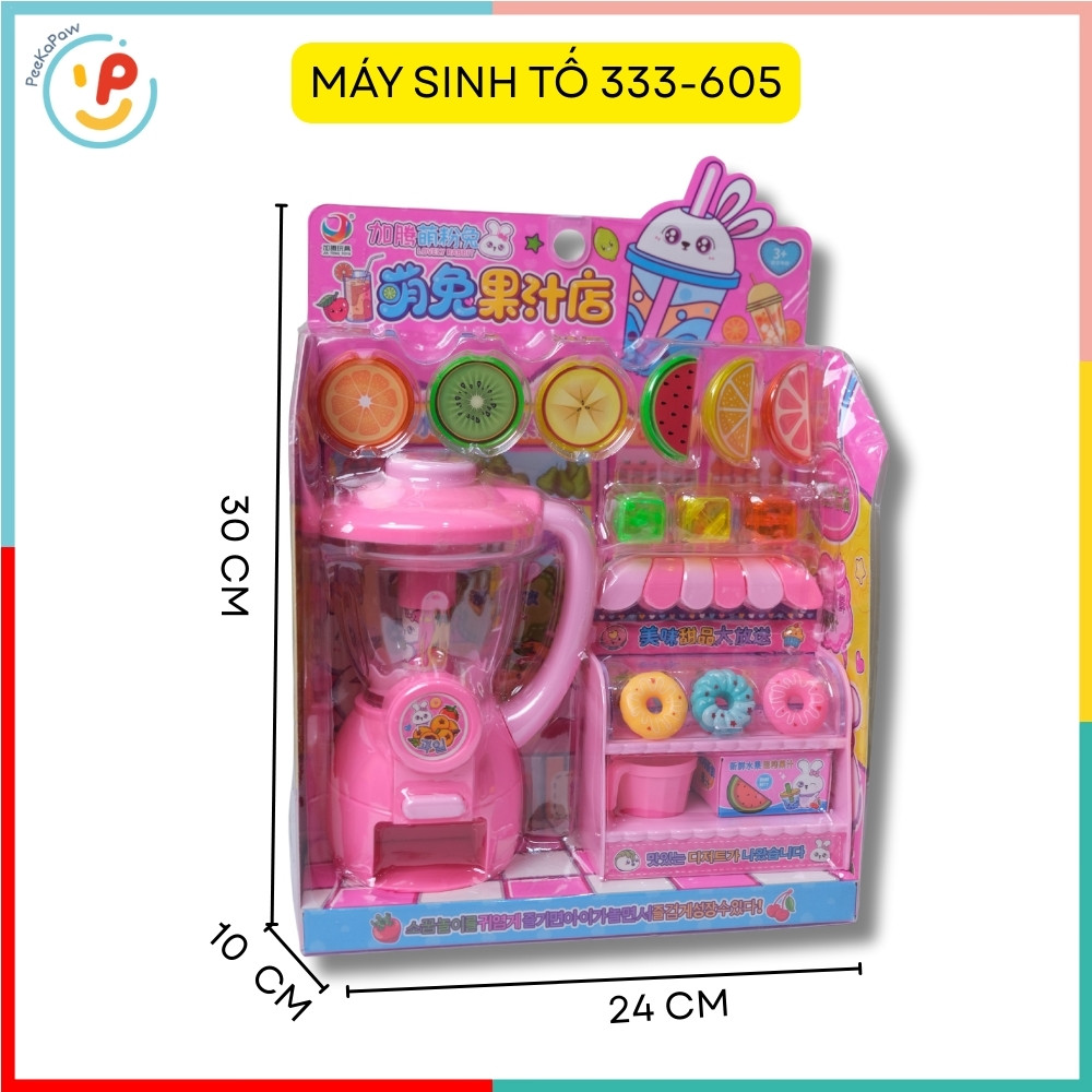 Đồ chơi nấu ăn nhà bếp Thỏ trắng và phụ kiện nhiều mẫu 333 PeeKaPaw Toys