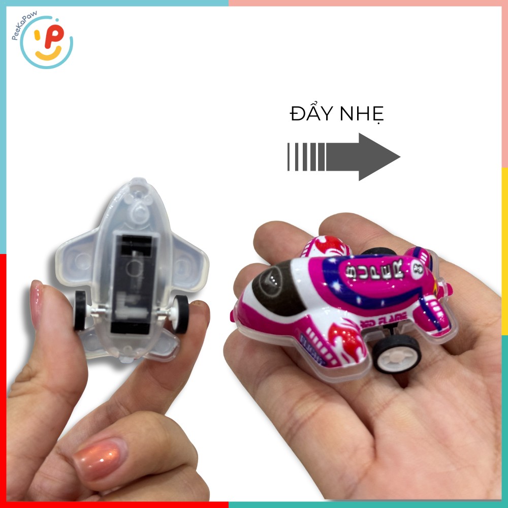 Máy bay trớn mini 5cm nhiều màu PeeKaPaw Toys