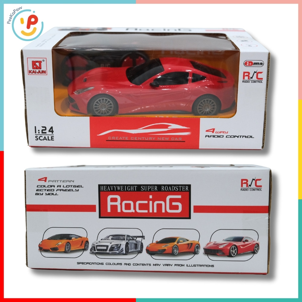 Xe ô tô điều khiển từ xa mini tỉ lệ 1:24 2017– PeeKaPaw Toys