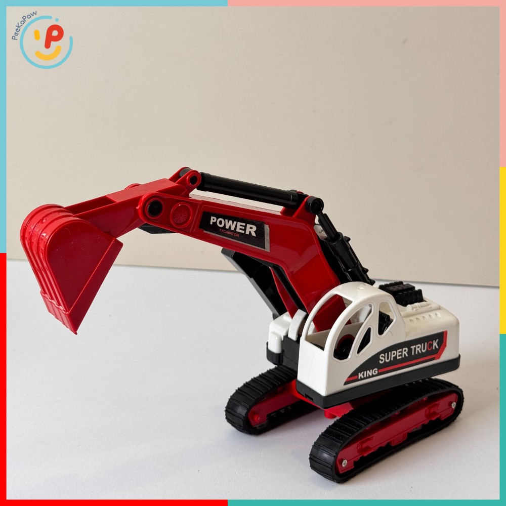 Xe Máy Xúc Chuyển Động Cần Cẩu 6919 PeeKaPaw Toys