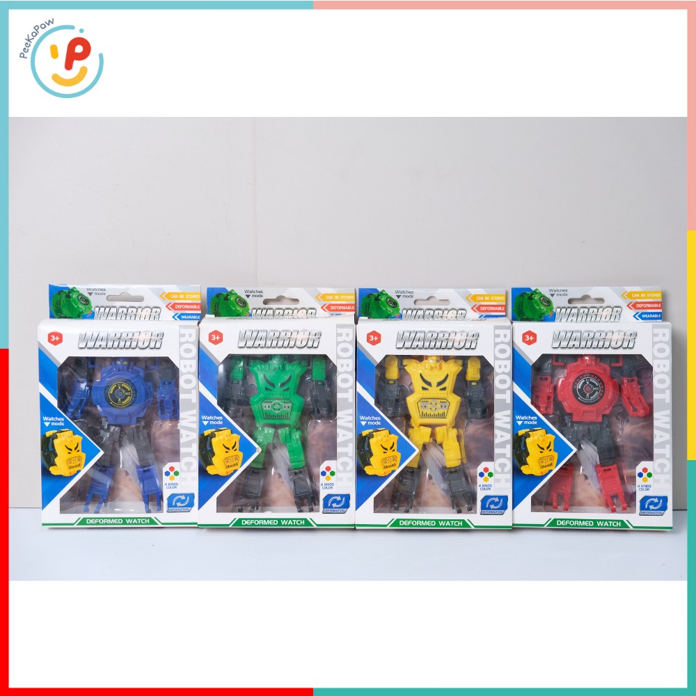 Đồ Chơi Đồng Hồ Siêu Nhân Biến Hình Robot 618-1 PeeKaPaw Toys