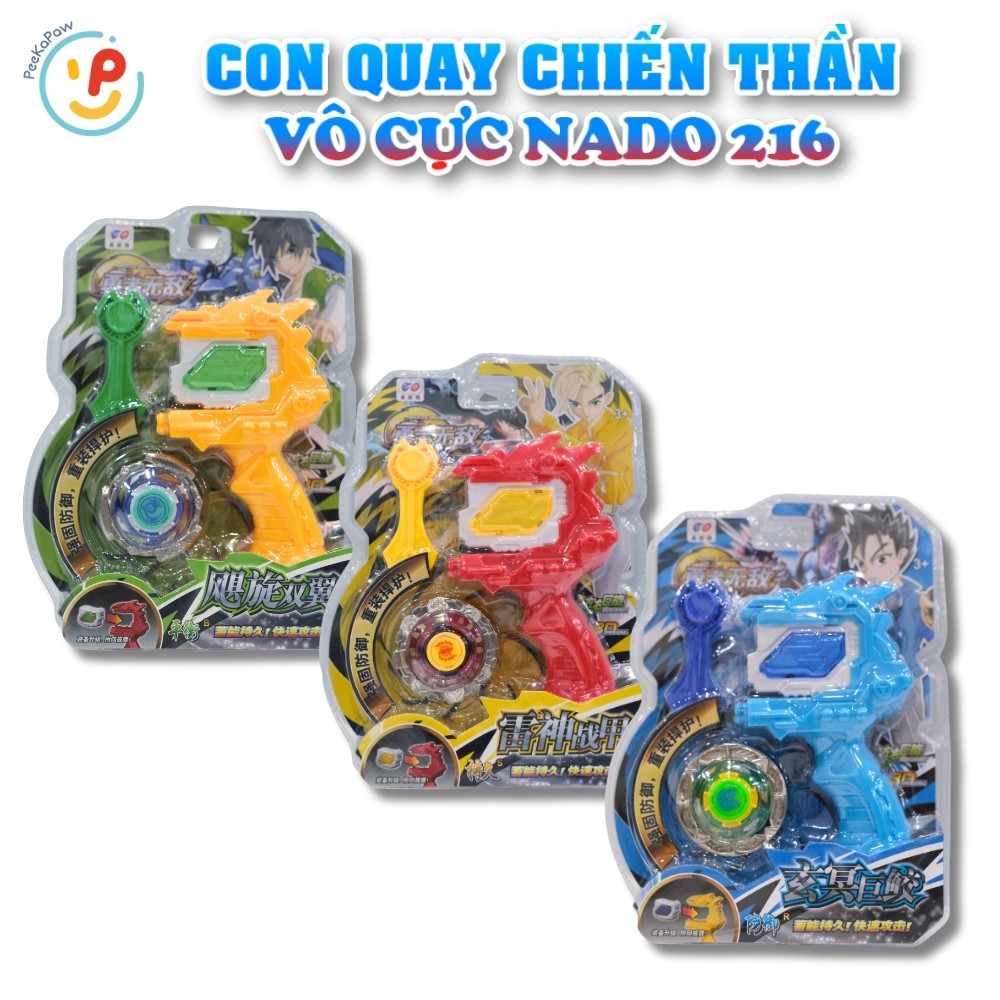 Đồ chơi bông vụ có tay cầm launcher xoay nhanh 216 PeeKaPaw Toys