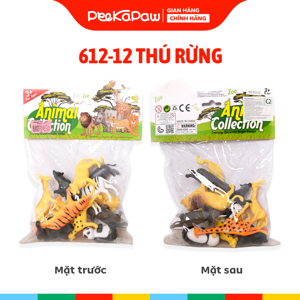 Mô Hình Động Vật Nông Trại Và Thú Rừng Cho Bé PeeKaPaw Toys
