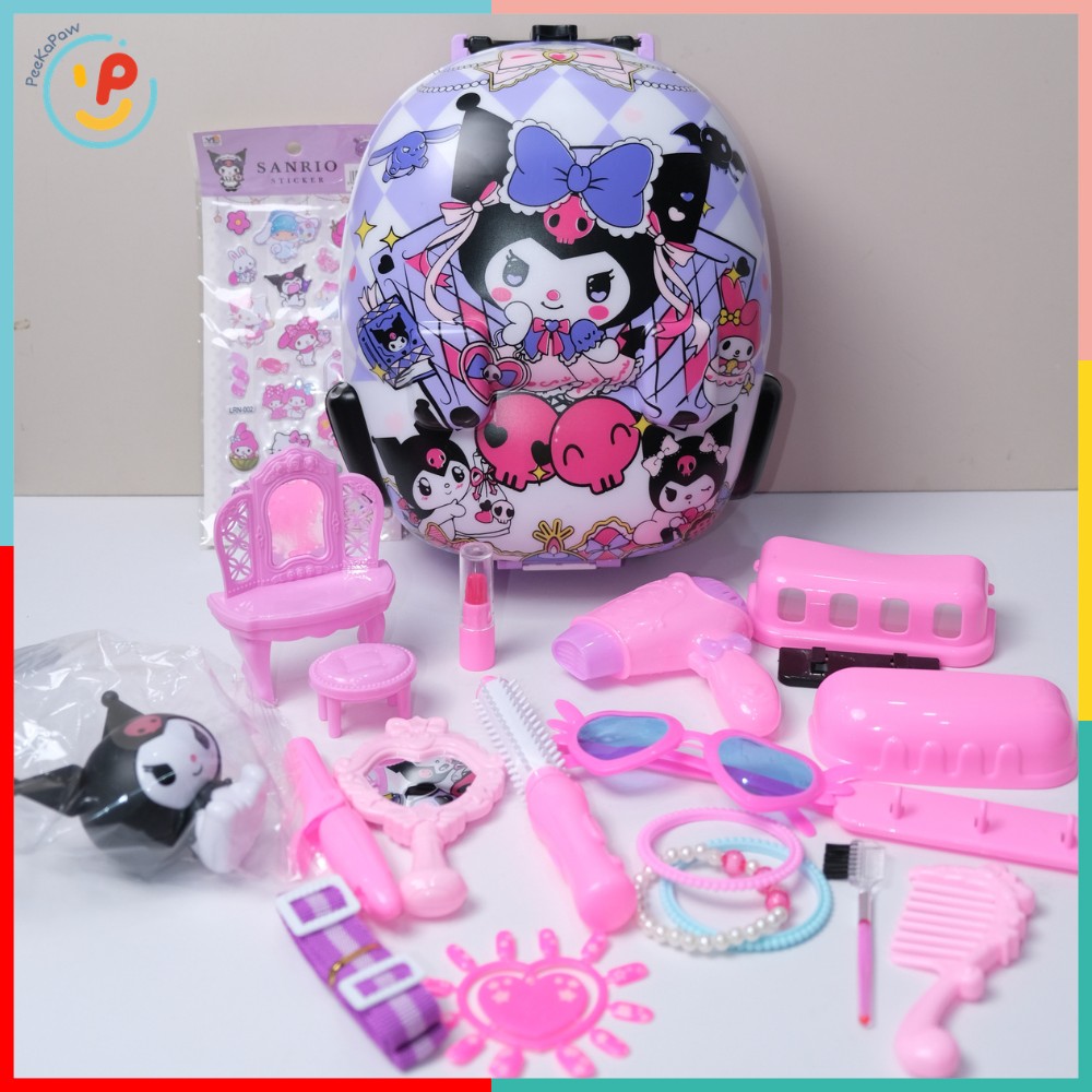 Đồ chơi Dụng Cụ Làm Tóc Cho Bé Vali Kéo Kuromi 023 PeeKaPaw Toys