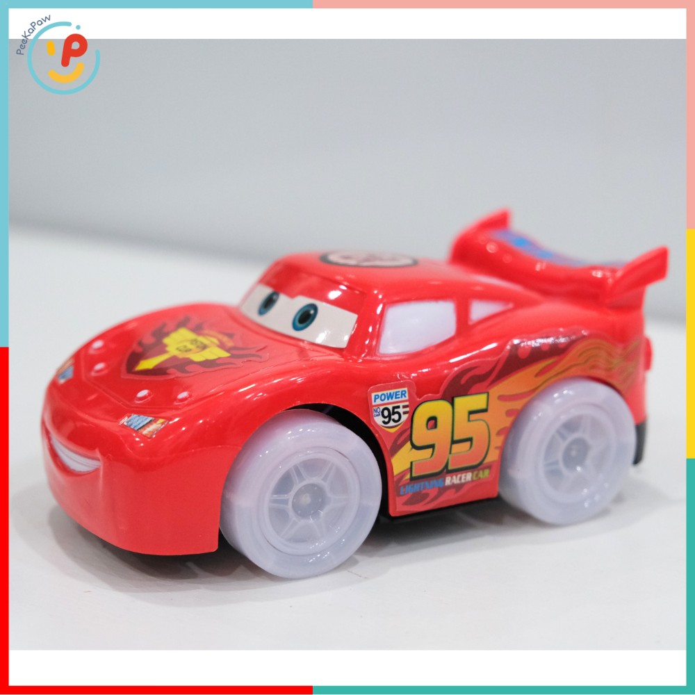 Xe mô hình Mc Queen mini có đèn nhạc 777-1 PeeKaPaw Toys